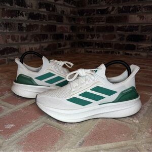 Men’s 2024 Adidas Ultraboost 5X Cloud White/Collegiate Green Running Shoe